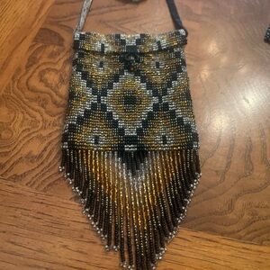Beaded Fringe Crossbody Bag soho satchel
